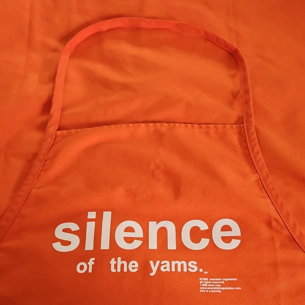 Vintage 1998 Silence of the Yams Parody Apron